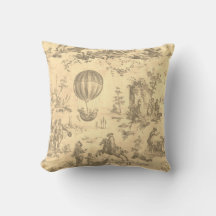 Toile de jouy  Illustration Cushion