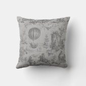 Toile de jouy  Illustration Cushion Kussen (Achterkant)