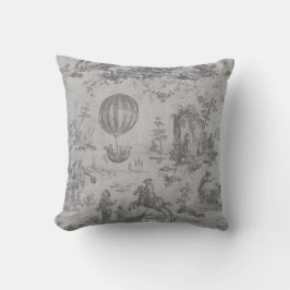 Toile de jouy  Illustration Cushion Kussen
