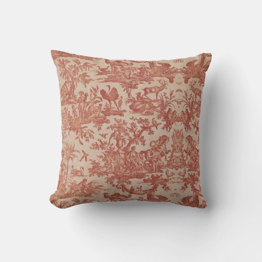 Toile de jouy  Illustration Cushion Kussen (Voorkant)