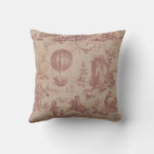 Toile de jouy  Illustration Cushion Kussen (Achterkant)