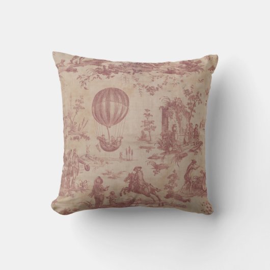 Toile de jouy  Illustration Cushion Kussen (Voorkant)