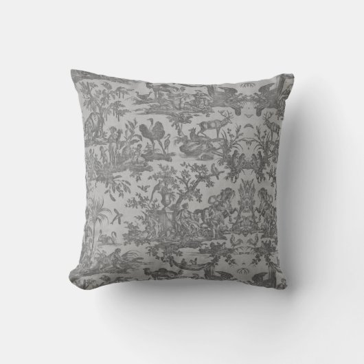 Toile de jouy  Illustration Cushion Kussen (Voorkant)