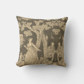Toile de jouy Illustration Cushion Kussen (Voorkant)