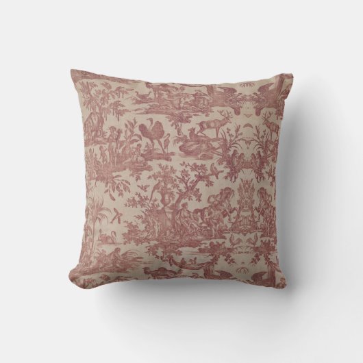 Toile de jouy  Illustration Cushion Kussen (Voorkant)