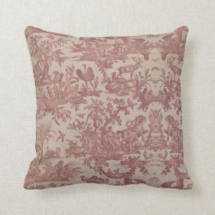 Toile de jouy  Illustration Cushion Kussen