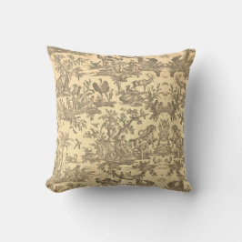 Toile de jouy  Illustration Cushion Kussen