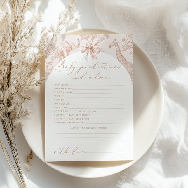 Toile de Jouy Jungle Predictions and advice card (Creator heeft geüpload)