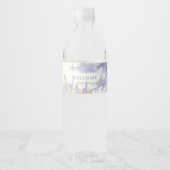 Toile de Jouy-kunst Waterfles Etiket (Voorkant)