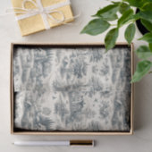 Toile de Jouy Landelijk Weefselpapier | elegant Tissuepapier (Geschenk)