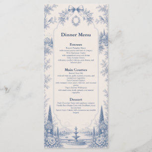 Toile de Jouy Locatie Verhaal Bruiloftsmenu Menu