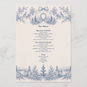Toile de Jouy Locatie Verhaal Trouw Bar Menu