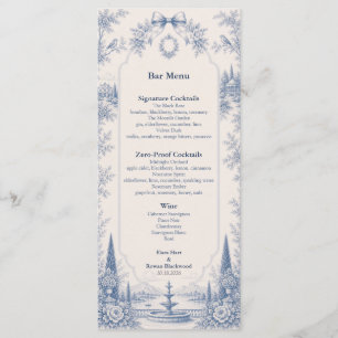 Toile de Jouy Locatie Verhaal Trouw Bar Menu