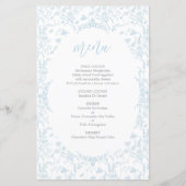 Toile de Jouy Menu Kaart (Voorkant)