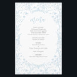 Toile de Jouy Menu Kaart<br><div class="desc">Chinoiserie toile de jouy menukaart</div>