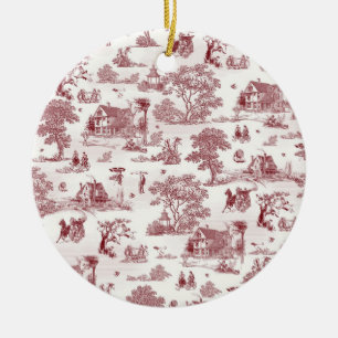 Toile De Jouy - middag Keramisch Ornament