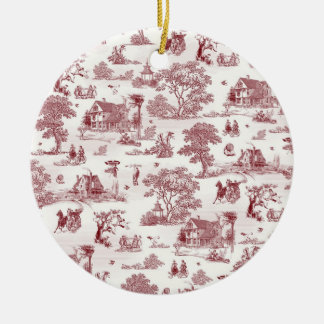 Toile De Jouy -  middag Keramisch Ornament