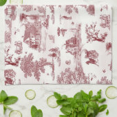 Toile De Jouy -  middag Theedoek (Gevouwen)