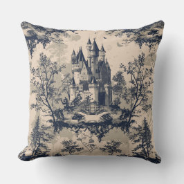 Toile de jouy  moederdag bloemendag kussen