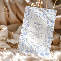 Toile De Jouy Mushrooms Woodland Diapper Raffle