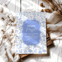 Toile De Jouy Mushrooms Woodland Diapper Raffle