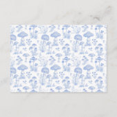 Toile De Jouy Mushrooms Woodland Diapper Raffle Informatiekaartje (Achterkant)