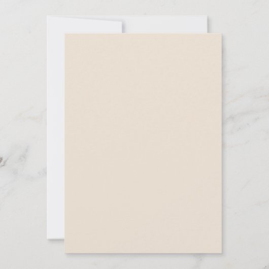 Toile De Jouy Neutraal Baby shower met Boog Kaart (Achterkant)