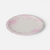 Toile de jouy papieren bordje (Gekanteld)