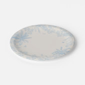 Toile de jouy papieren bordje (Gekanteld)