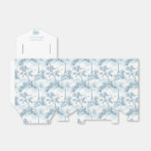 Toile de Jouy Parijse Baby shower Bedankdoosjes (Uitgevouwen)