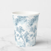 Toile de Jouy Parijse stijl  elegant Papieren Bekers (Rechts)