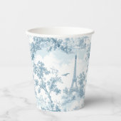 Toile de Jouy Parijse stijl  elegant Papieren Bekers (Voorkant)