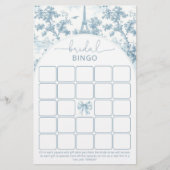 Toile de Jouy Paris Vrijgezellenfeest bingo spel (Voorkant)