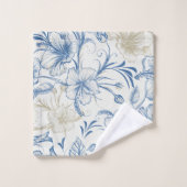 Toile-De-Jouy Patroon Bad Handdoek (Wasdoekje)