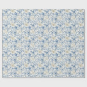 Toile-De-Jouy Patroon Bruiloft Cadeaupapier (Vlak)