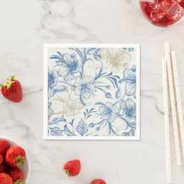Toile-De-Jouy Patroon Bruiloft Servet