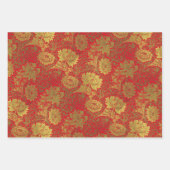 Toile de Jouy patroon. Inpakpapier Vel (Voorkant 2)