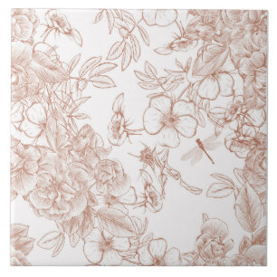 Toile-De-Jouy-patroon  Tegeltje