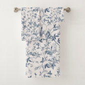 Toile De Jouy Pattern Bad Handdoek (Insitu)