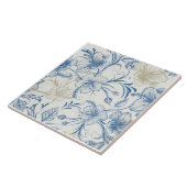 Toile-De-Jouy Pattern  Tegeltje (Zijkant)