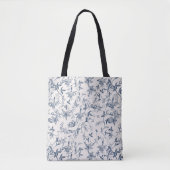 Toile De Jouy Pattern Tote Bag (Voorkant)
