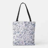 Toile De Jouy Pattern Tote Bag (Achterkant)