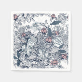 Toile-De-Jouy Pattern Wedding  Servet (Voorkant)