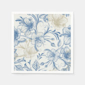 Toile-De-Jouy Pattern Wedding  Servet (Voorkant)