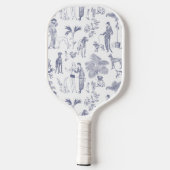 Toile De Jouy Pickleball Paddle (Achterkant)