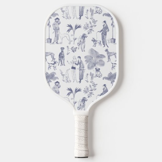 Toile De Jouy Pickleball Paddle (Voorkant)