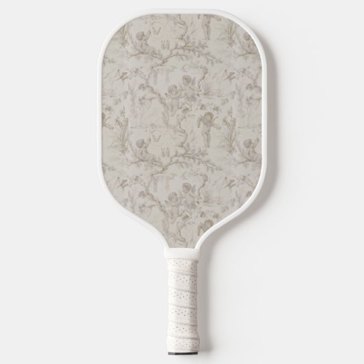Toile De Jouy Pickleball Paddle (Voorkant)