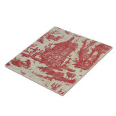 toile de Jouy Picturesque Scene Tegeltje (Zijkant)