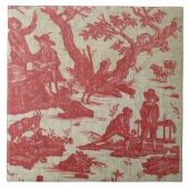  toile de Jouy Picturesque Scene Tile Tegeltje (Voorkant)