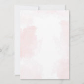 Toile De Jouy Pink Girl Birthday Party Kaart (Achterkant)